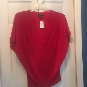 Lane Bryant 1x Red Thin Sweater